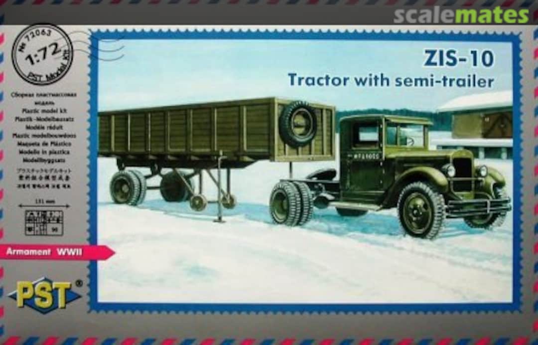 Boxart ZiS-10 72063 PST Boxart ZiS-10 72063 PST