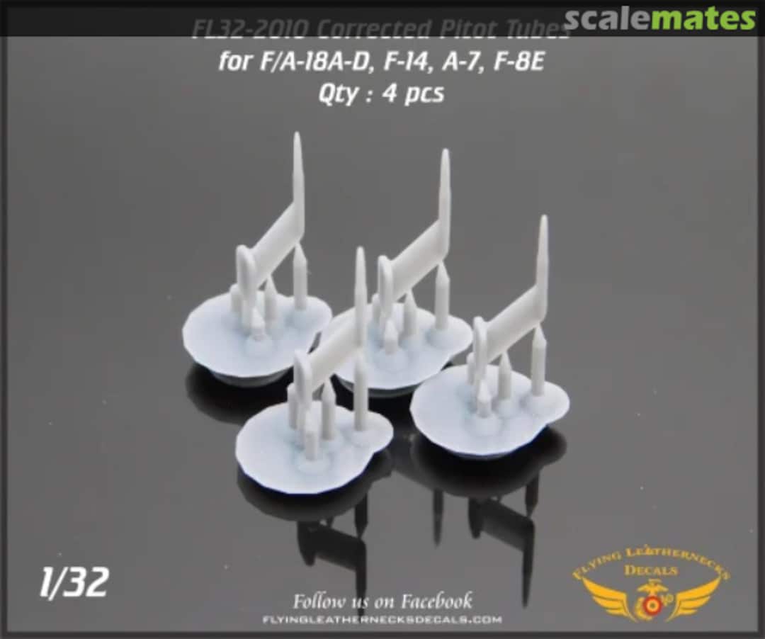 Boxart Correct Pitot Tubes for F/A-18A-D, F-14, A-7, F-8E FL32-2010 Flying Leathernecks Boxart Correct Pitot Tubes for F/A-18A-D, F-14, A-7, F-8E FL32-2010 Flying Leathernecks