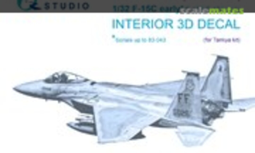 1:32 F-15C early*/F15A/F15J early, (*serials up to 83-043) interior 3D decals (small version) (Quinta Studio QDS-32155) QDS-32155