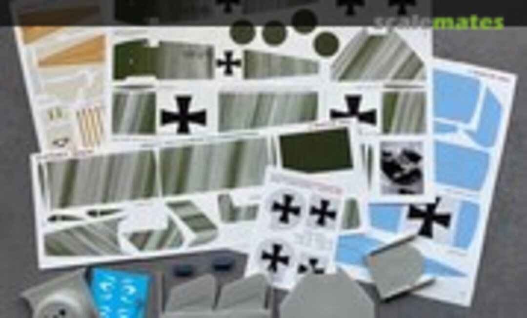 1:24 (Meng) Fokker F.I 103/17 Ltn Werner Voss, s/camo on unbleached linen (Aviattic ATT24012) ATT24012