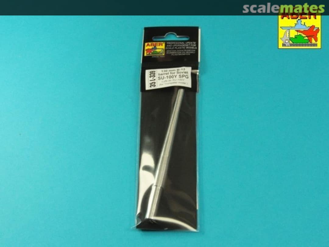 Boxart 130mm Soviet B-13 barrel for SU-100Y SPG 35L-339 Aber Boxart 130mm Soviet B-13 barrel for SU-100Y SPG 35L-339 Aber