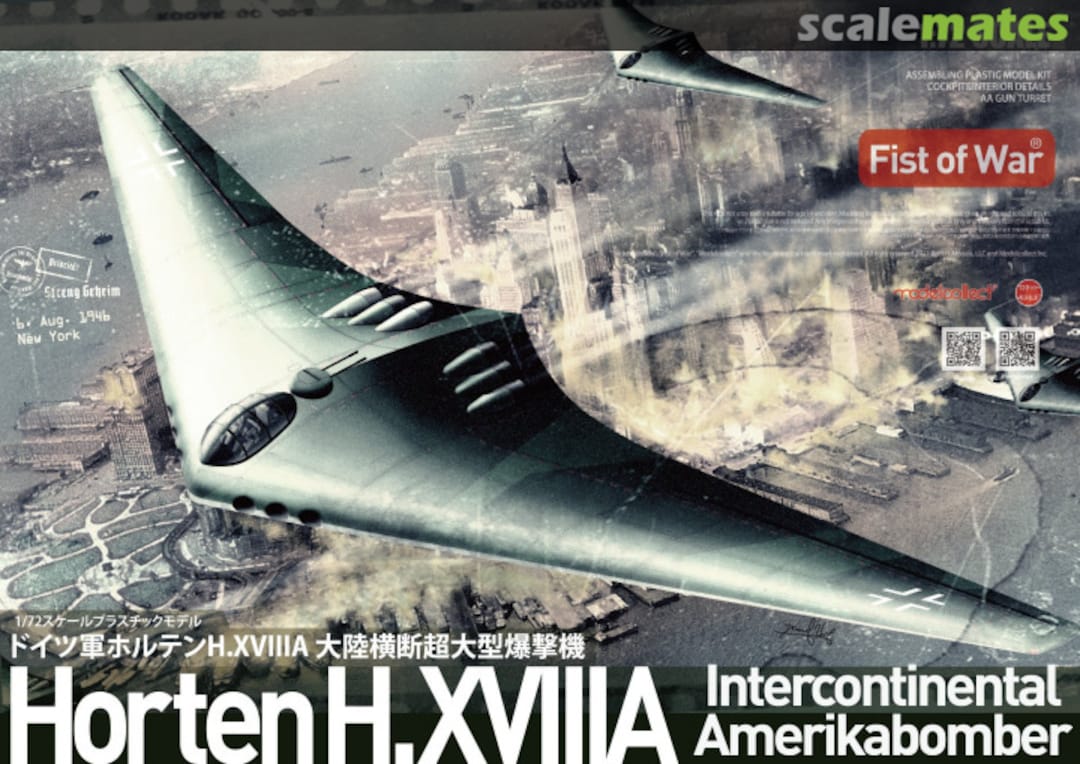 Boxart Horten H.XVIIIA UA72218 Modelcollect Boxart Horten H.XVIIIA UA72218 Modelcollect