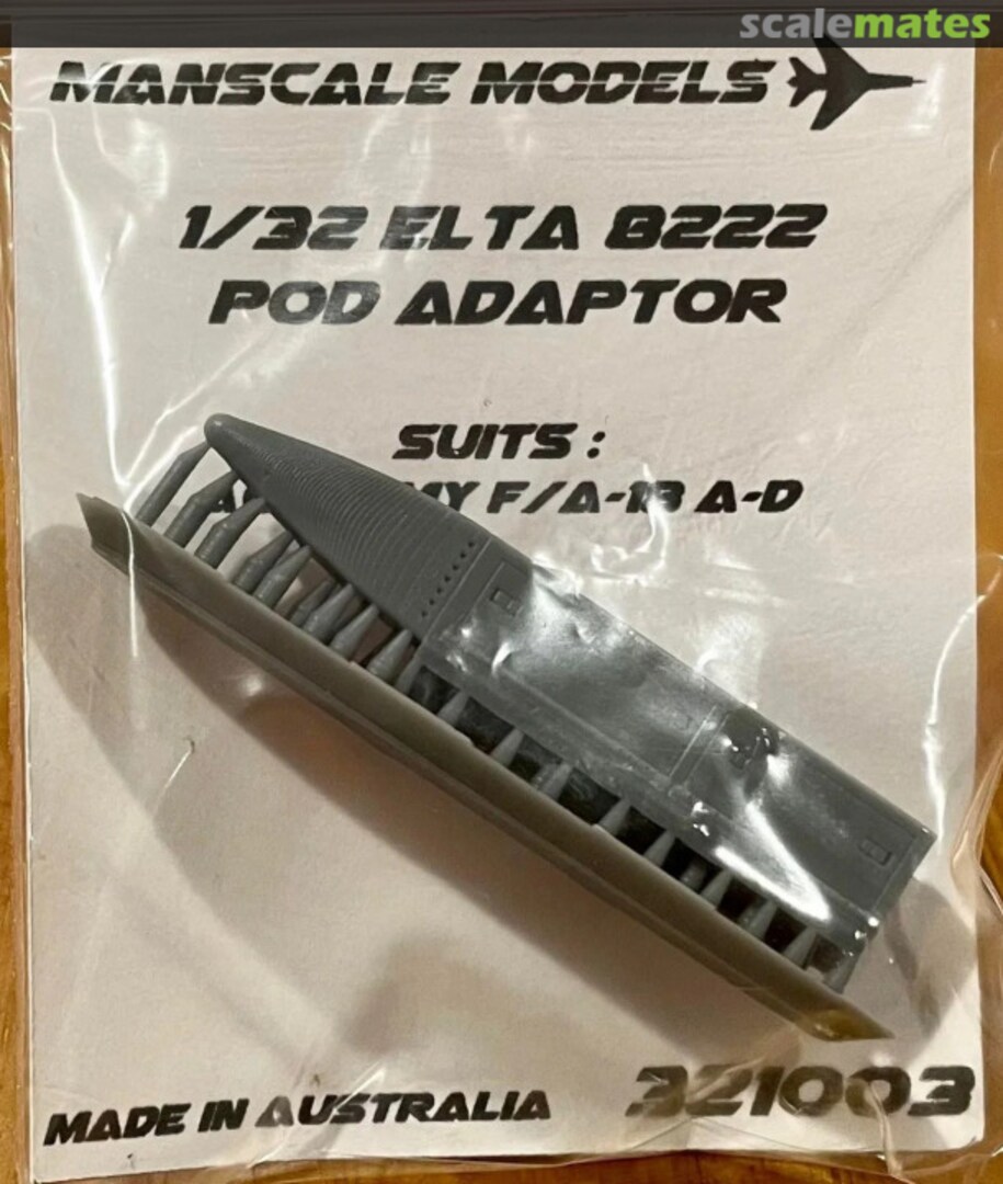 Boxart ELTA 8222 Pod Adaptor 321003 Manscale Models Boxart ELTA 8222 Pod Adaptor 321003 Manscale Models