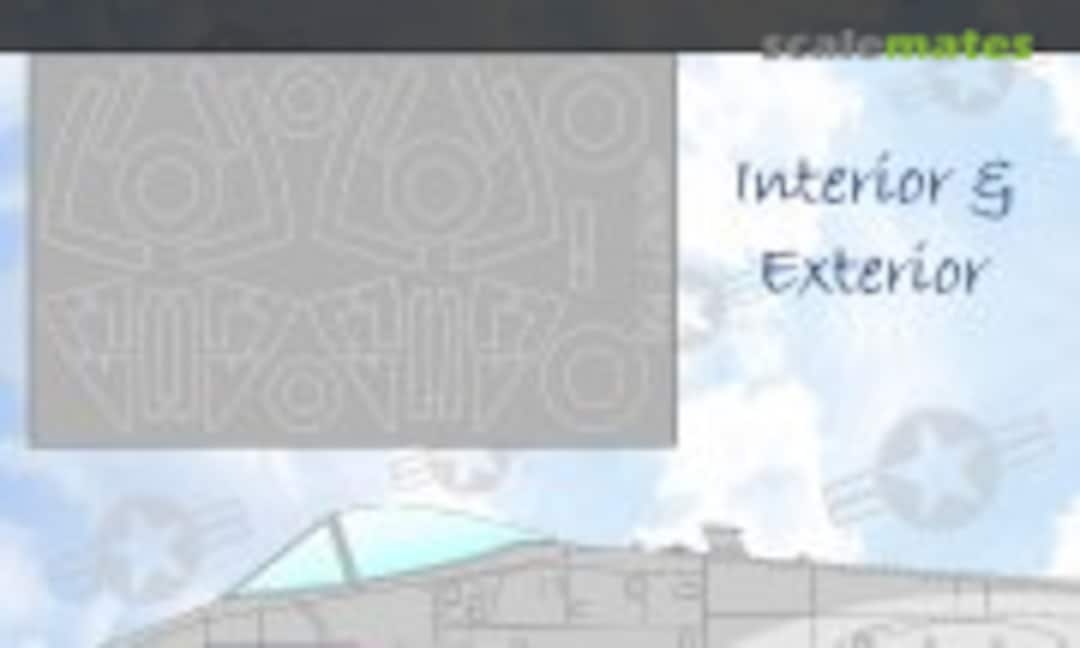 1:48 A-10C Thunderbolt II Canopy & Wheels Paint Mask Set Interior + Exterior (DN Models 48/827-156) 48/827-156