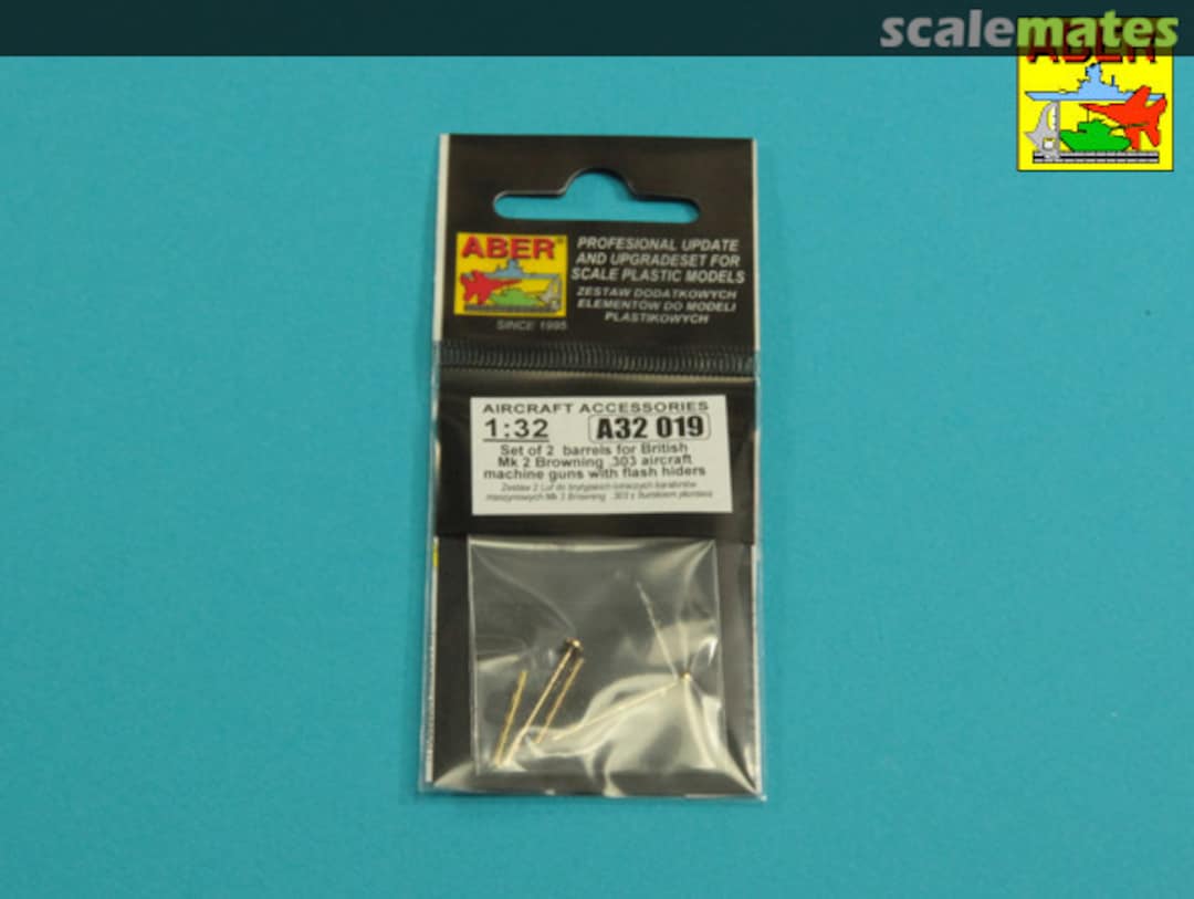 Boxart British Browning .303 aircraft machine guns with flash hiders A32019 Aber Boxart British Browning .303 aircraft machine guns with flash hiders A32019 Aber