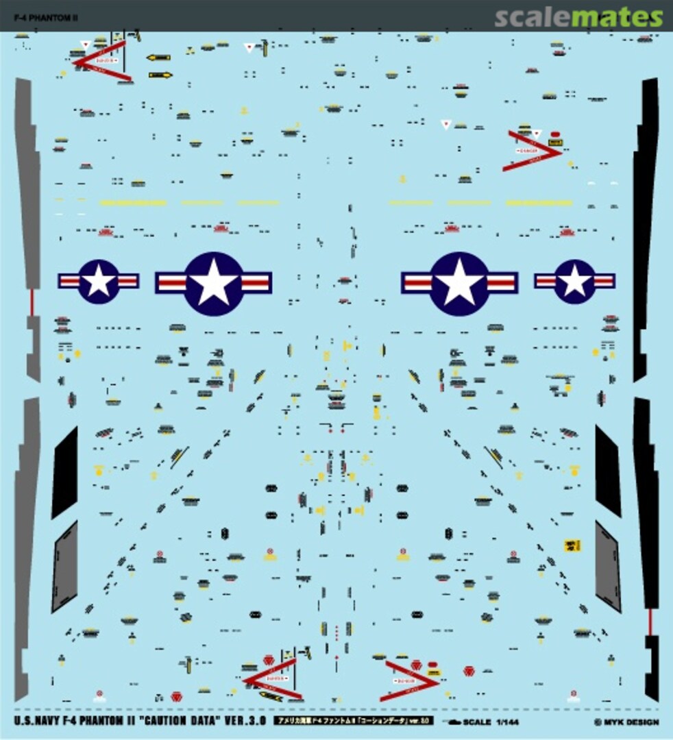 Boxart U.S.Navy F-4 Phantom II Caution Data Ver.3.0 06917 MYK Design Boxart U.S.Navy F-4 Phantom II Caution Data Ver.3.0 06917 MYK Design