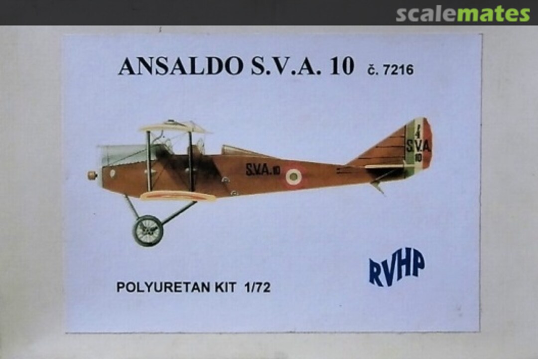 Boxart Ansaldo S.V.A. 10 7216 RVHP Boxart Ansaldo S.V.A. 10 7216 RVHP