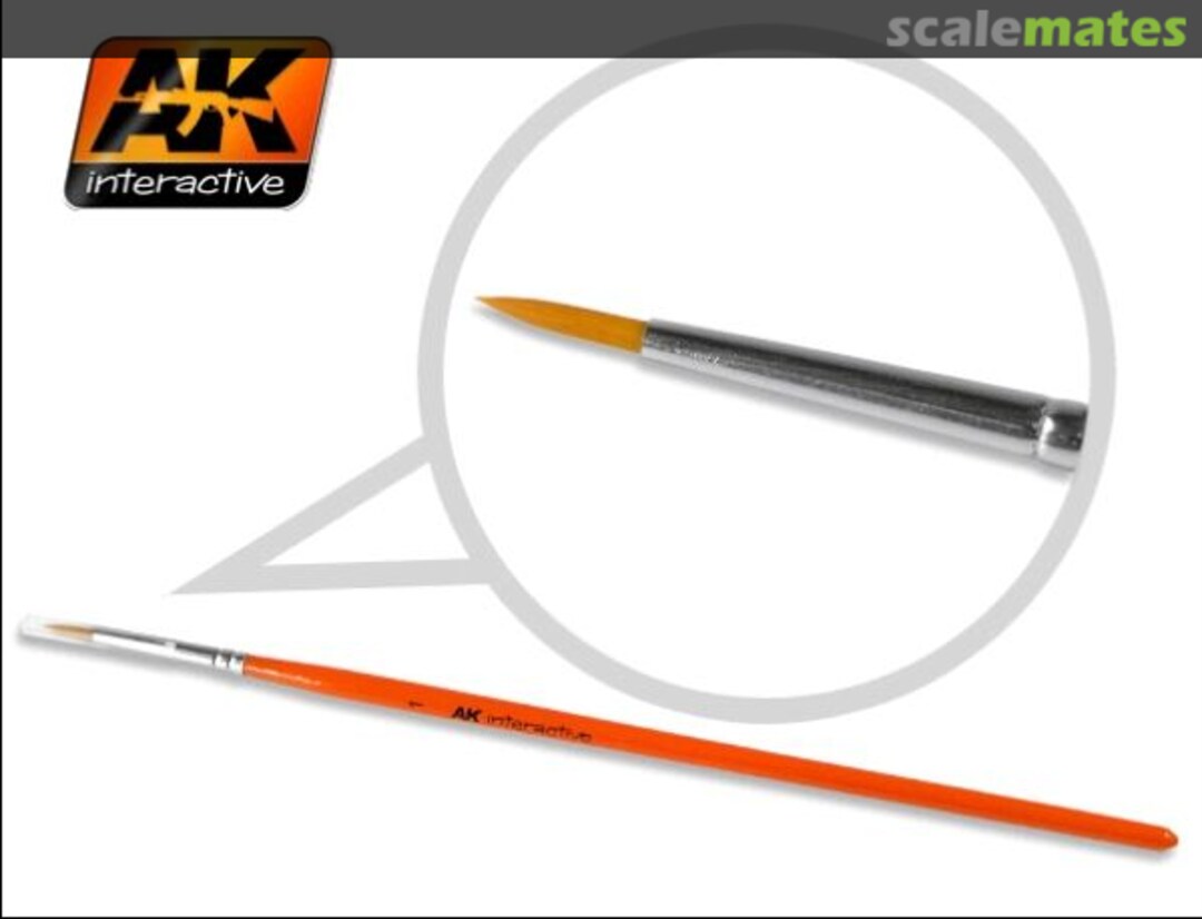 Boxart Round Brush, Size 1 AK 603 AK Interactive Boxart Round Brush, Size 1 AK 603 AK Interactive
