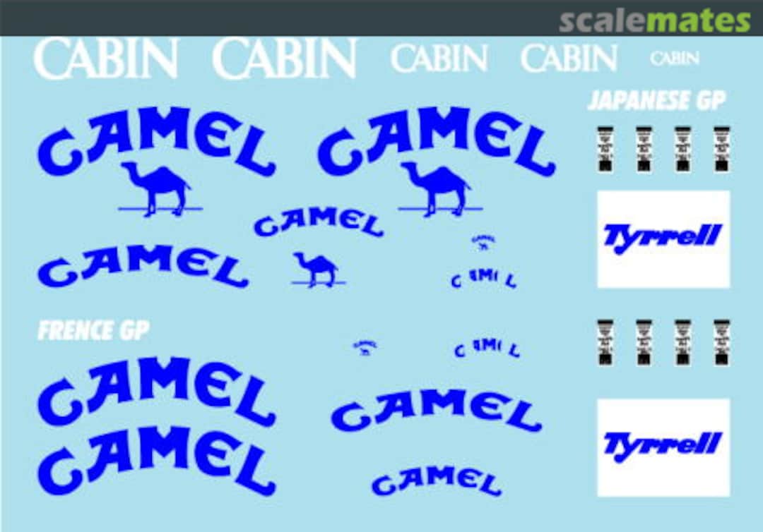 Boxart Tyrrell 018 & 021 Sponsorship Decal (for PMA & Spark) DC-711 Museum collection Boxart Tyrrell 018 & 021 Sponsorship Decal (for PMA & Spark) DC-711 Museum collection