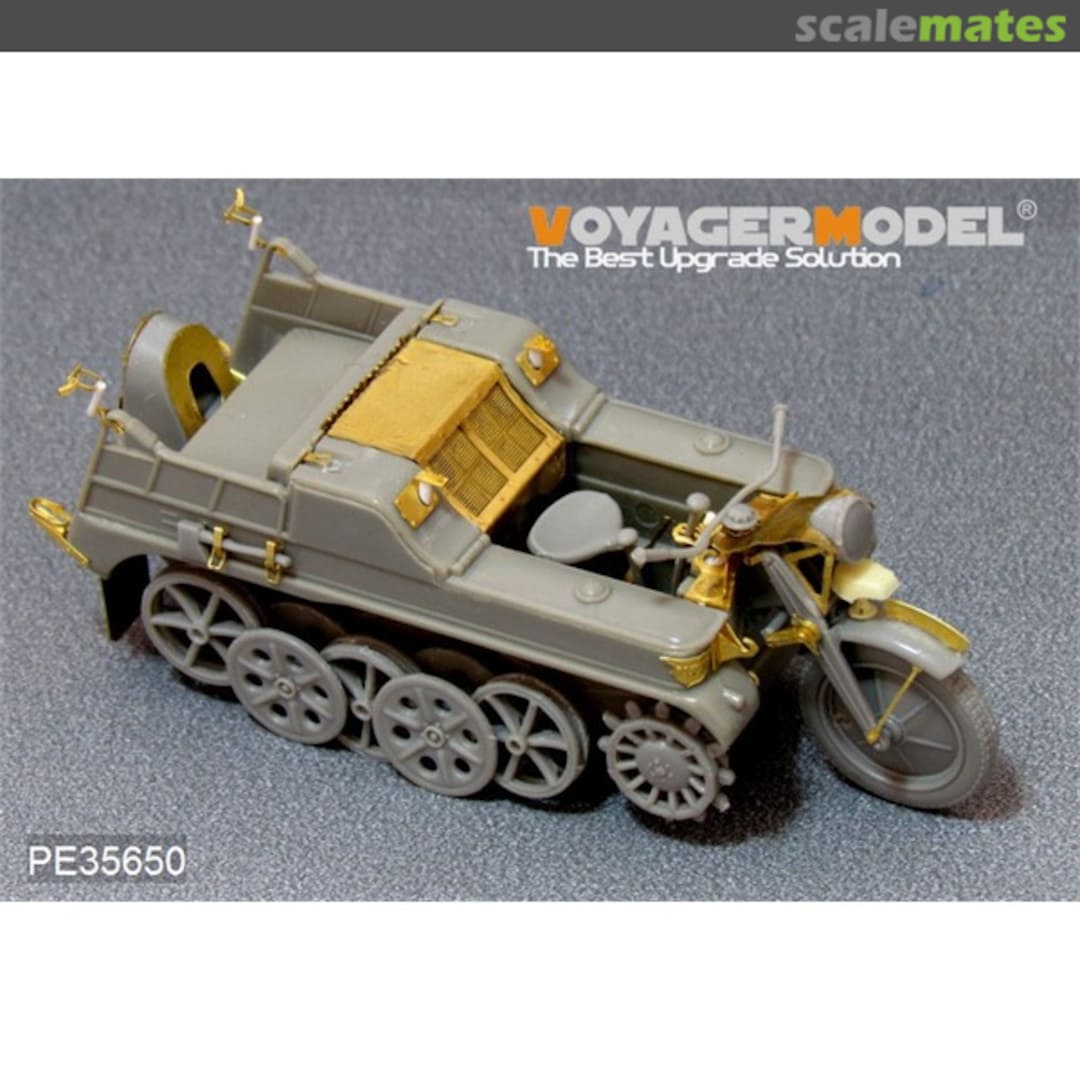 Boxart WWII German Sd.Kfz.2 kleines Kettenkrad (Dragon) PE35650 Voyager Model Boxart WWII German Sd.Kfz.2 kleines Kettenkrad (Dragon) PE35650 Voyager Model