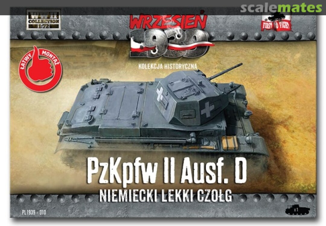Boxart Pz.Kpfw. II Ausf. D PL1939-012 First to Fight