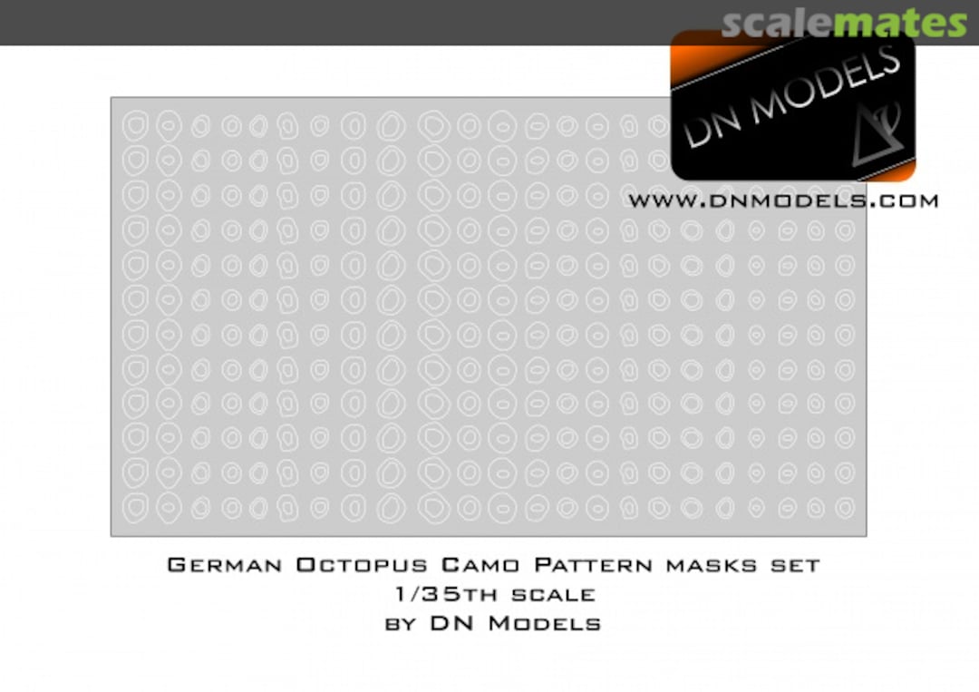 Boxart Octopus Camouflage Paint Mask 35/827-025 DN Models Boxart Octopus Camouflage Paint Mask 35/827-025 DN Models