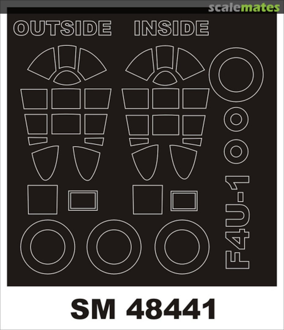 Boxart Vought F4U-1 Corsair SM48441 Montex Boxart Vought F4U-1 Corsair SM48441 Montex