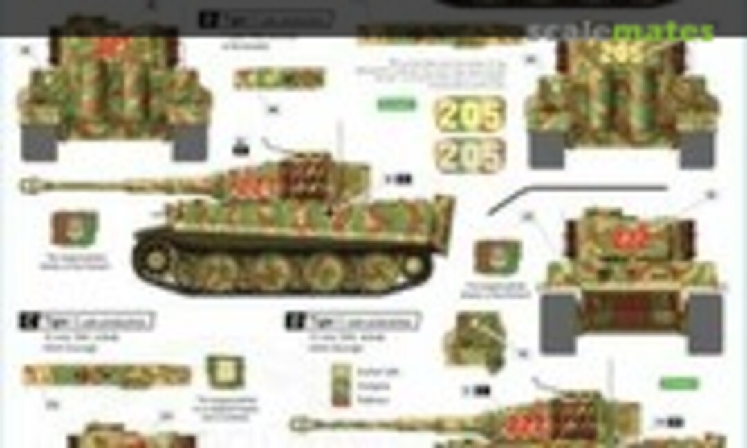 1:72 Western Front Tigers # 2. (Star Decals 72-A1020) 72-A1020