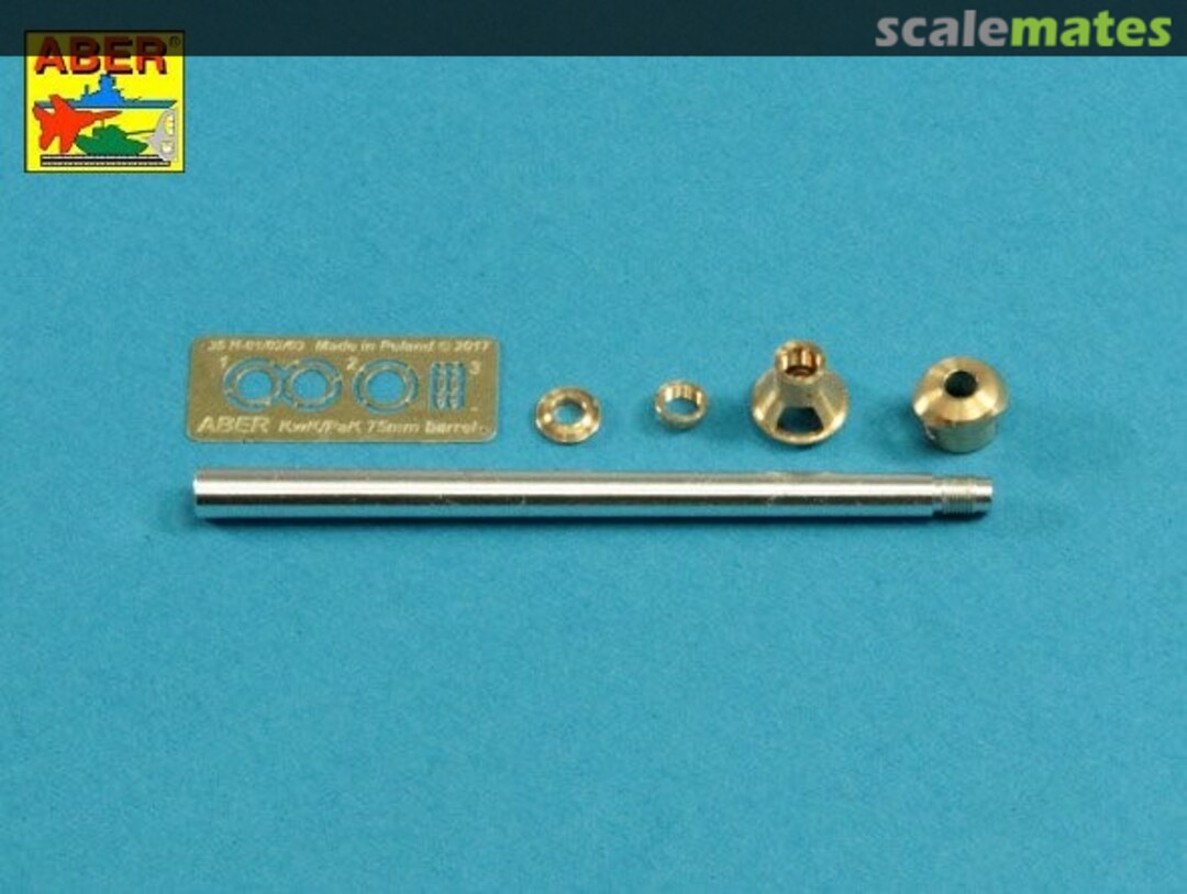 Contents 75mm KwK40L/48 Barrel w/middle model muzzle brake for Germ.Pz.Kpfw.IV, Ausf.H 35L-237 Aber Contents 75mm KwK40L/48 Barrel w/middle model muzzle brake for Germ.Pz.Kpfw.IV, Ausf.H 35L-237 Aber