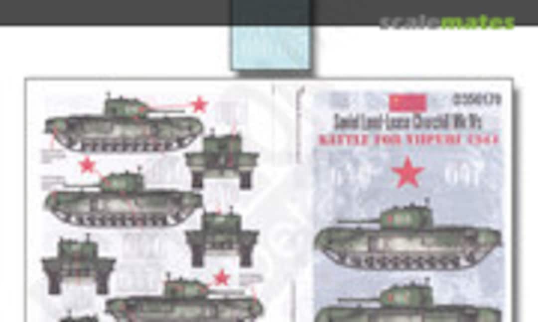 1:35 Soviet Lend-Lease Churchill Mk IVs battle for Viipuri 1944 (Echelon Fine Details D356170) D356170