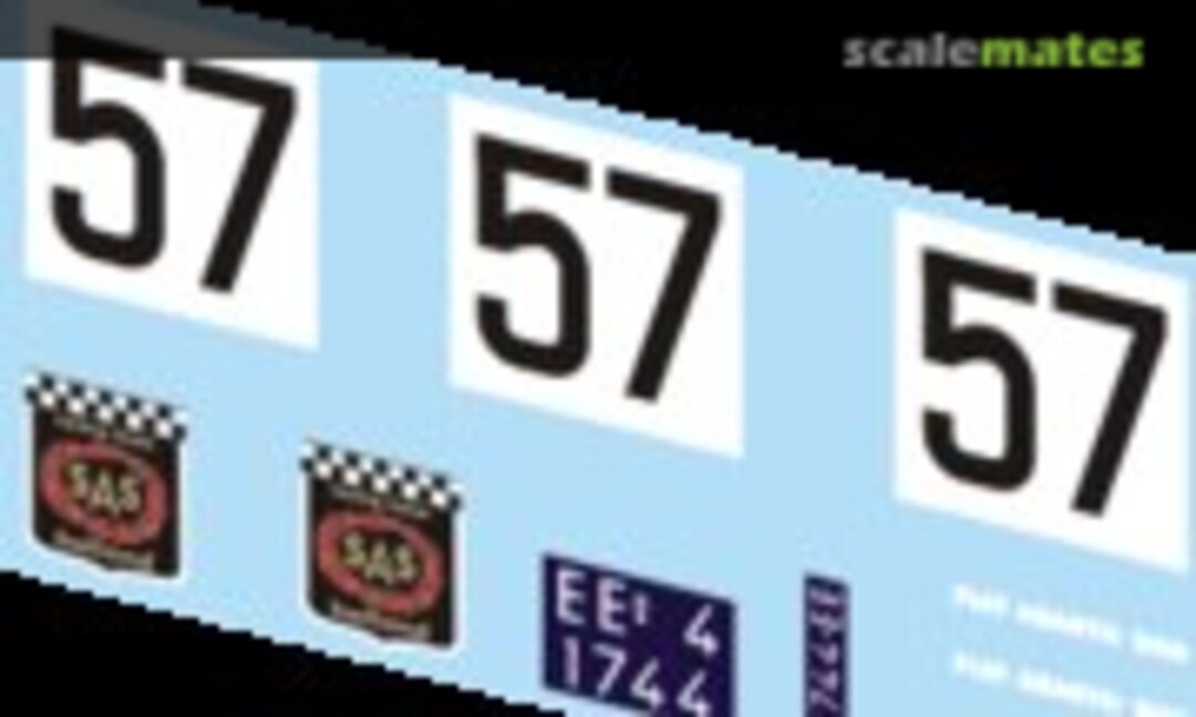 1:43 Fiat Abarth 1000 (EE 41744) (Holland-Decal HD227) HD227