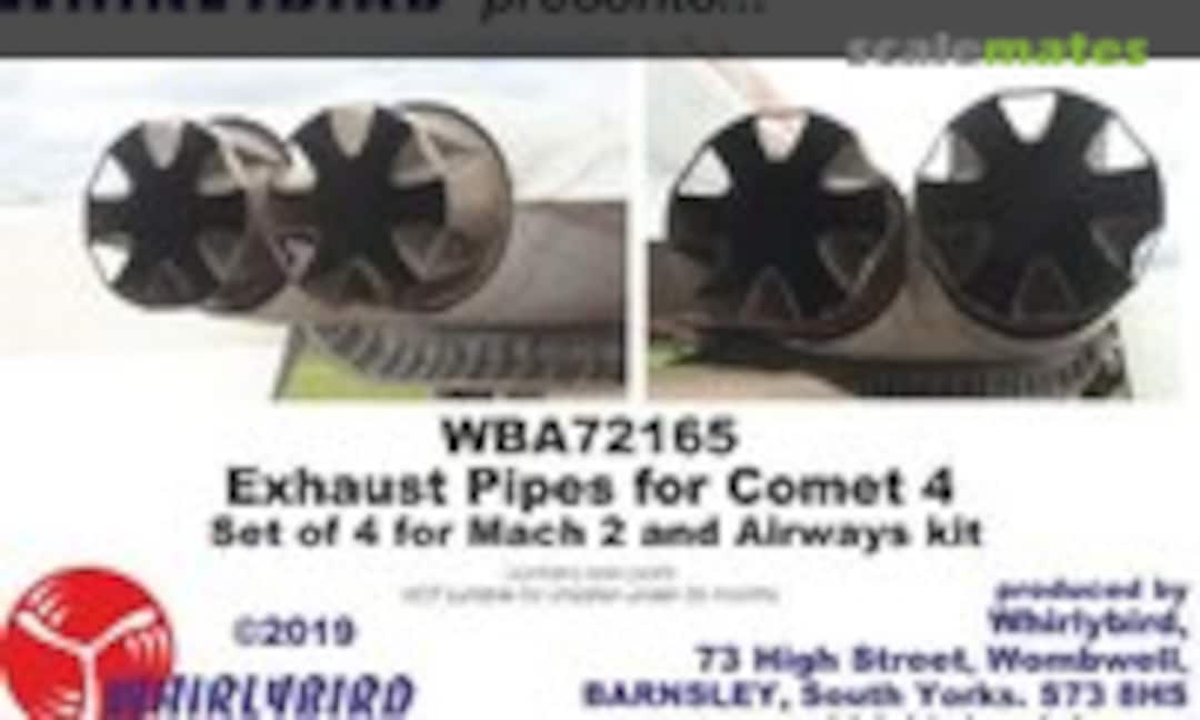 1:72 Exhaust Pipes for Comet 4 (Whirlybird WBA72165) WBA72165