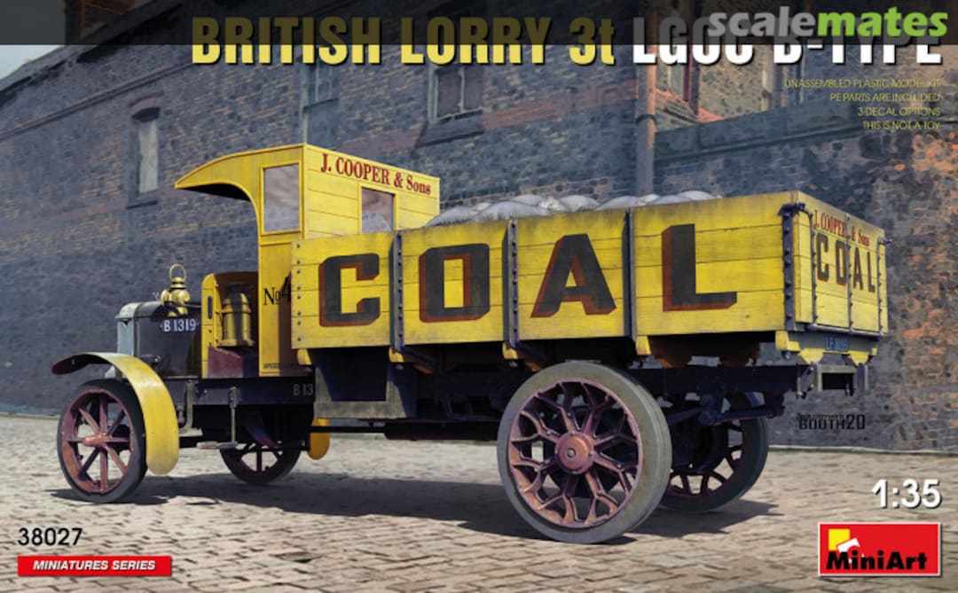 Boxart Lorry 3t LGOC B-Type 38027 MiniArt Boxart Lorry 3t LGOC B-Type 38027 MiniArt