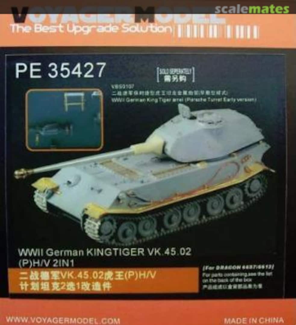 Boxart Kingtiger VK.45.02 (P)H/V PE35427 Voyager Model Boxart Kingtiger VK.45.02 (P)H/V PE35427 Voyager Model