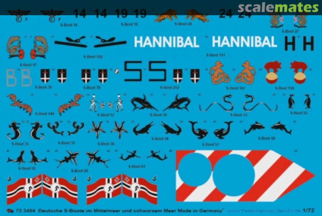 Boxart Deutsche S-Boote im Mittelmeer und schwarzem Meer 72 3454 Peddinghaus-Decals Boxart Deutsche S-Boote im Mittelmeer und schwarzem Meer 72 3454 Peddinghaus-Decals