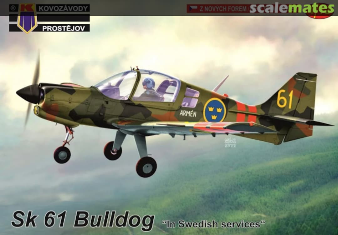 Boxart Sk 61 Bulldog „In Swedish Services“ KPM0300 Kovozávody Prostějov Boxart Sk 61 Bulldog „In Swedish Services“ KPM0300 Kovozávody Prostějov