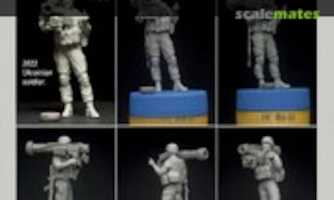 1:35 2022 Ukrainian Soldier with FGM-148 Javelin. Russian panzer fuck off! (DANmodels DM35158) DM35158