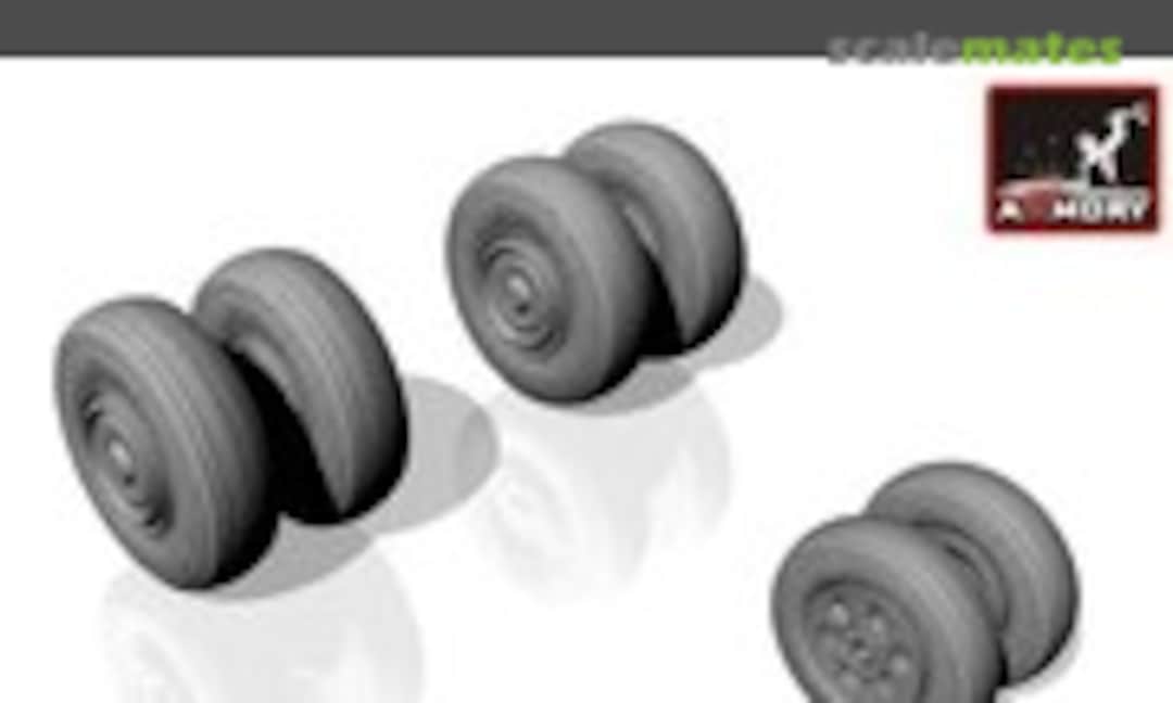 1:48 SUKHOI SU-24 FENCER WHEELS, EARLY (Armory AR AW48017) AR AW48017