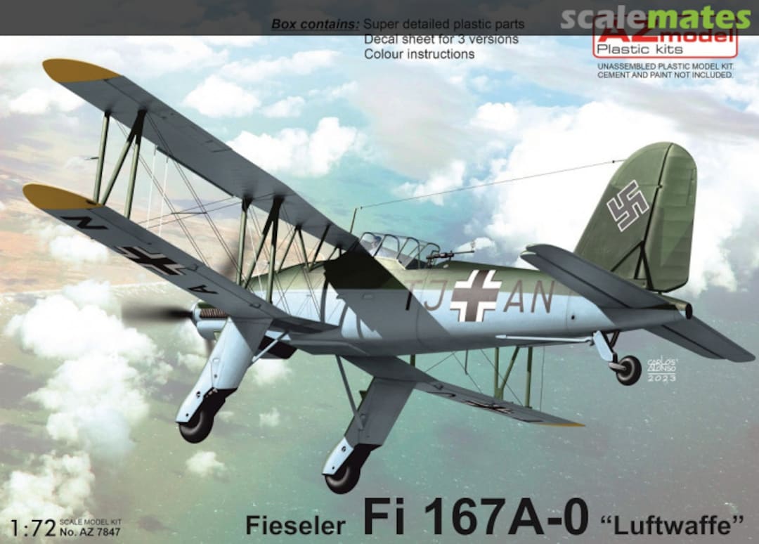 Boxart Fieseler Fi 167A-0 "Luftwaffe" AZ7847 AZmodel
