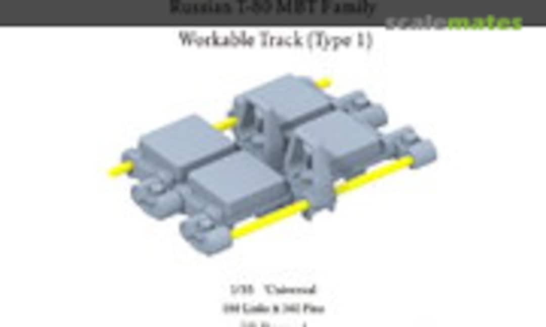 1:35 Russian MBT T-80 Family - Workable Track Type 1 (E.T. Model P35-067) P35-067