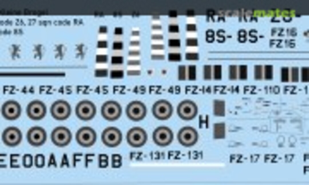1:72 thunderjet KB (Stropdecal F84GKB02) F84GKB02