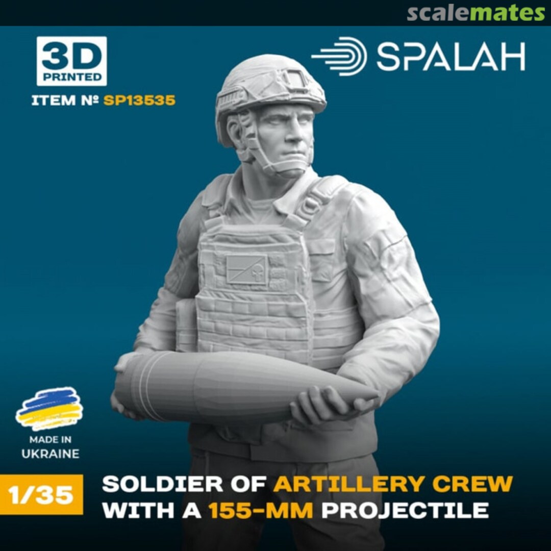 Boxart Charger with 155-mm projectile of M777 Howitzer SP13535 Spalah Boxart Charger with 155-mm projectile of M777 Howitzer SP13535 Spalah