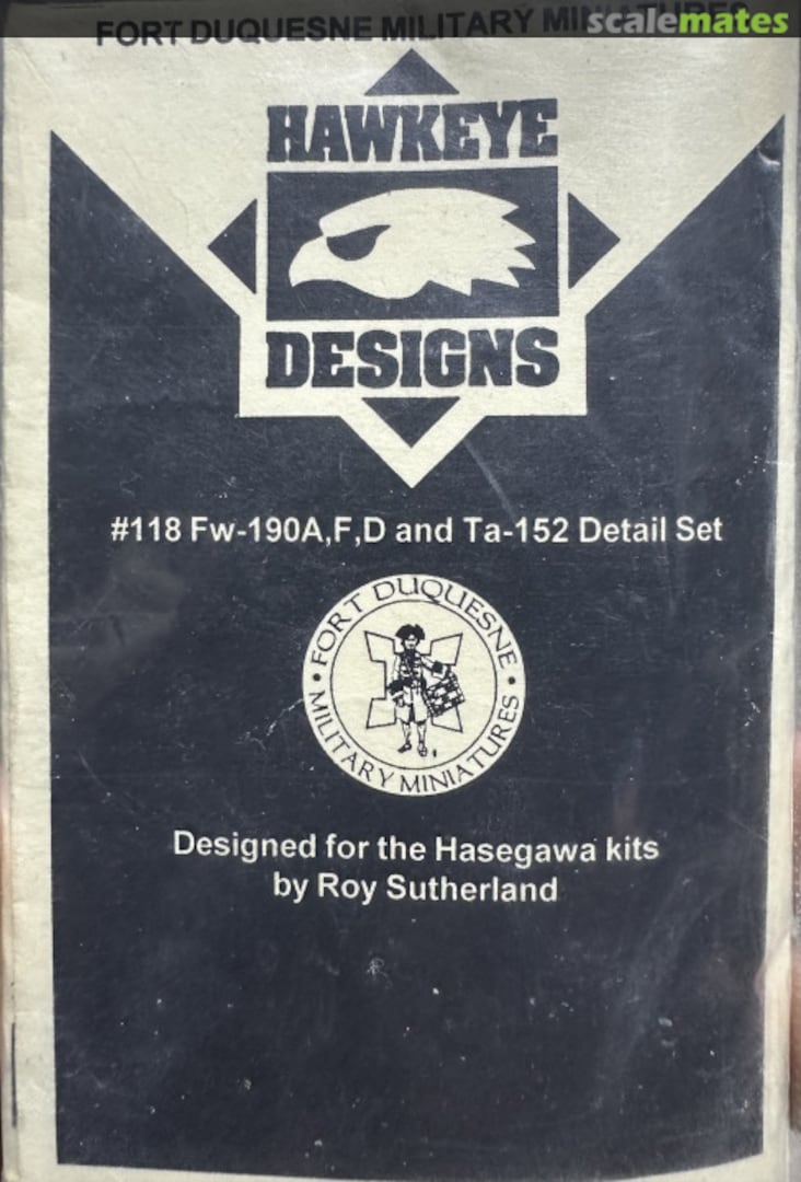 Boxart Fw190A, F, D and Ta-152 Detail Set 118 Hawkeye Designs Boxart Fw190A, F, D and Ta-152 Detail Set 118 Hawkeye Designs