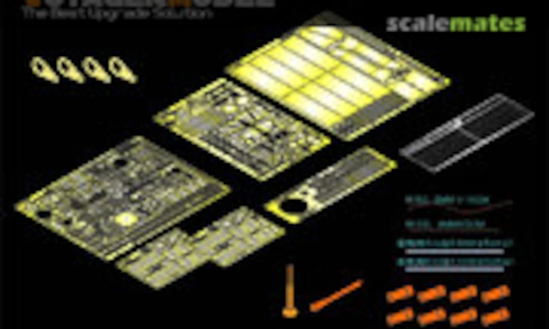 1:35 Modern Russian T-80B MBT Detail Parts (Trumpeter) (Voyager Model PE35653) PE35653