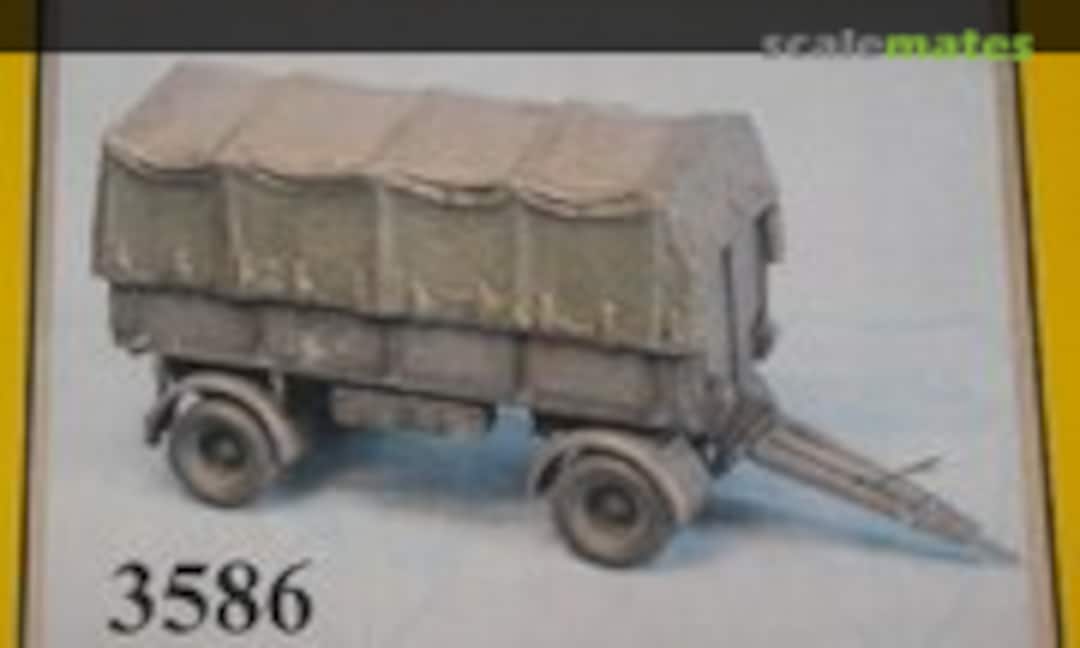 1:35 Einheitsanhänger 8 ton German cargo trailer (Elite Modell 3586) 3586