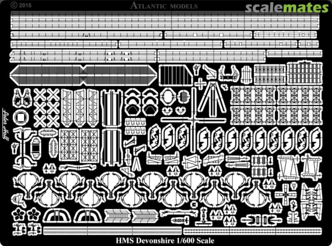 Boxart HMS Devonshire ATEM60003 Atlantic Models Boxart HMS Devonshire ATEM60003 Atlantic Models