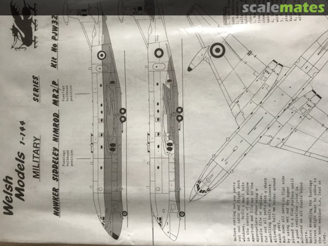 Boxart Hawker Siddeley Nimrod MR2/P PJW32 Welsh Models