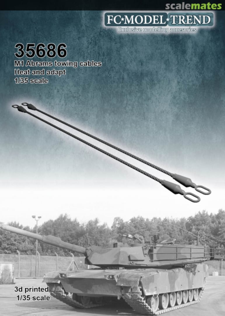 Boxart M1 Abrams tow cable 35686 FC Model Trend Boxart M1 Abrams tow cable 35686 FC Model Trend