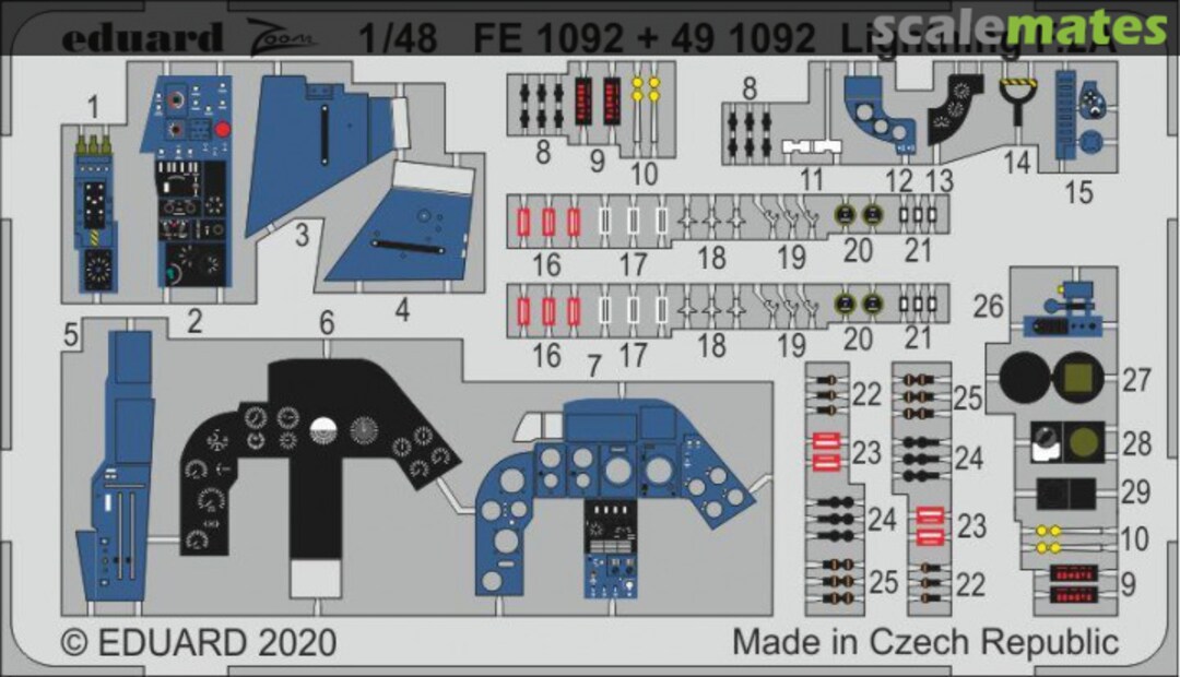 Boxart Lightning F.2A 491092 Eduard Boxart Lightning F.2A 491092 Eduard