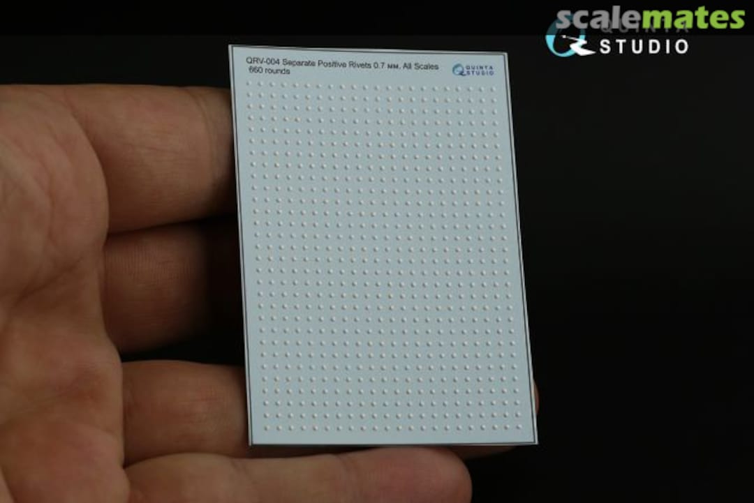 Contents Separate Positive Rivets - 0.7mm, 660 pcs QRV-004 Quinta Studio Contents Separate Positive Rivets - 0.7mm, 660 pcs QRV-004 Quinta Studio