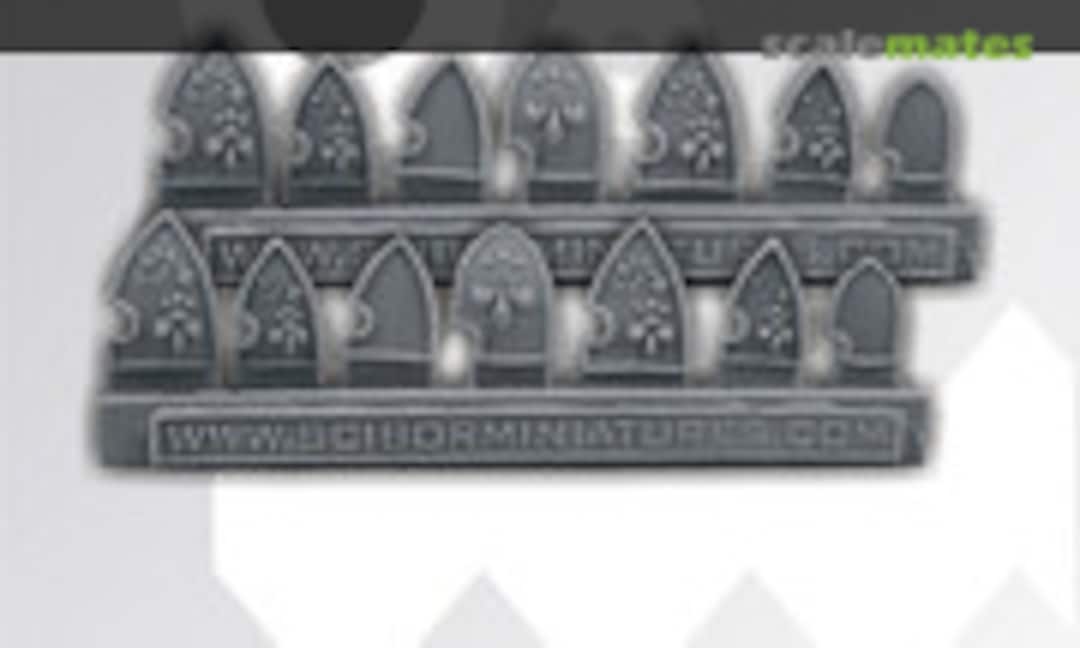 No Knights Small Shields (14 pcs) (Scibor Monsterous Miniatures CPSH0119) CPSH0119