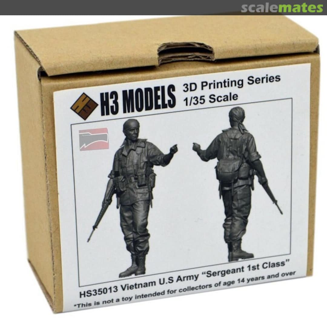 Boxart 1/35 H3 Models Vietnam U.S Army Sergeant first class Resin Model Kit HS35013 H3 Models Boxart 1/35 H3 Models Vietnam U.S Army Sergeant first class Resin Model Kit HS35013 H3 Models