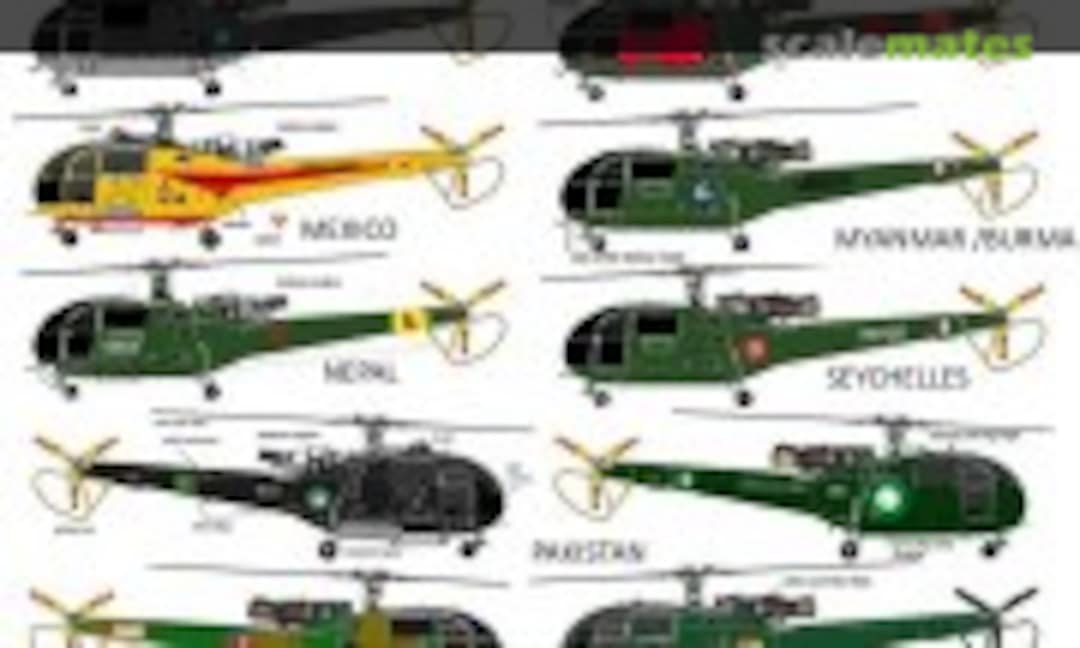 1:72 Alouette III World Air Forces (PART 6) (Aircraft in Plastic AIPD-47)