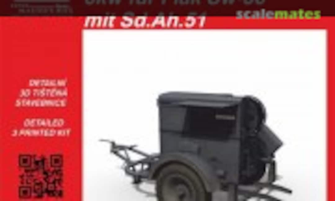 1:48 Elektrischer Generator 8kw fur Flak Sw-36 mit Sd.Ah.51 (CMK 8070) 8070