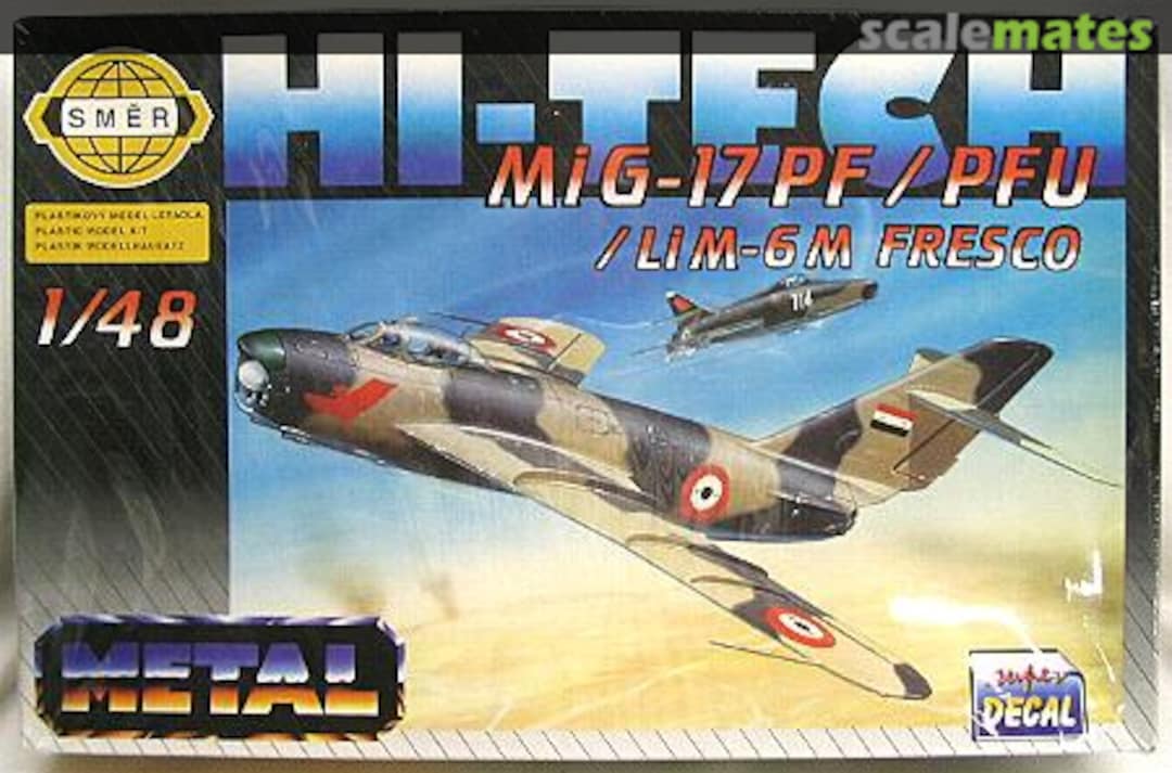 Boxart MiG-17 PF/ PFU / LiM-6M Fresco 0826 Směr Boxart MiG-17 PF/ PFU / LiM-6M Fresco 0826 Směr
