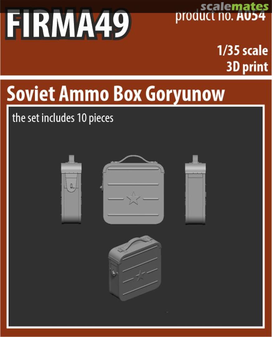 Boxart Ammo Box Goryunow A054 Firma49 Boxart Ammo Box Goryunow A054 Firma49