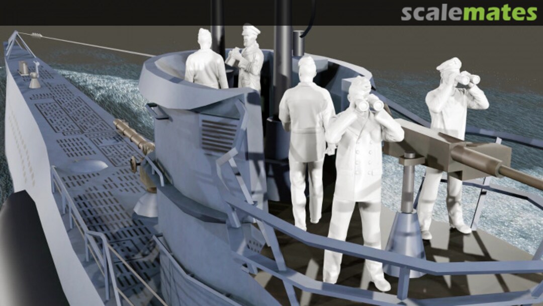 Boxart WWII Kriegsmarine - U-Boat Crew on the Surface  3Djson