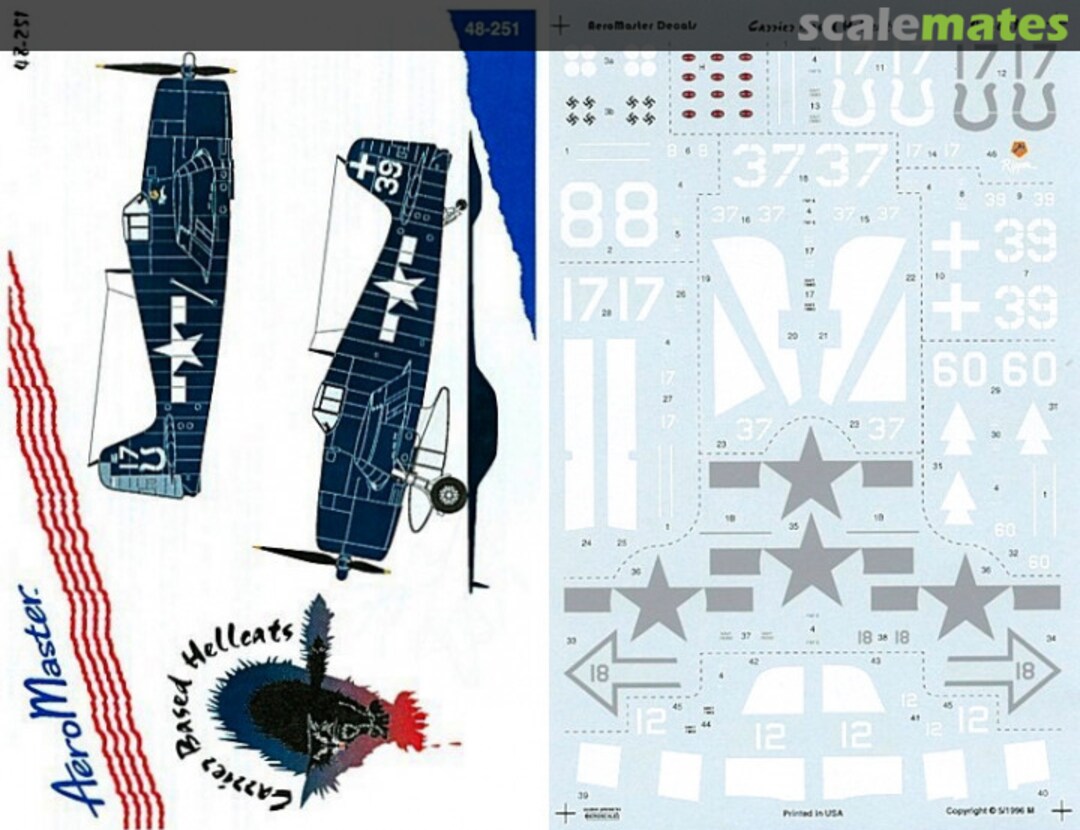 Boxart Carrier Based Hellcats 48-251 AeroMaster Boxart Carrier Based Hellcats 48-251 AeroMaster