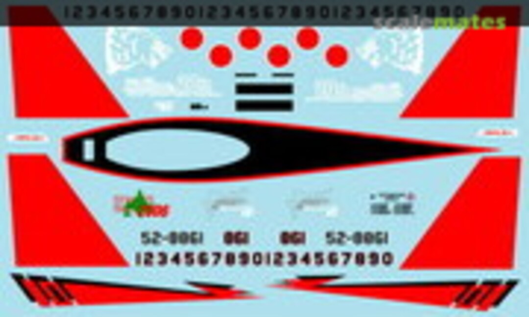 1:100 F-15 201SQ 20th Anniversary Decal (for Deagostini) (Museum collection DC-713) DC-713