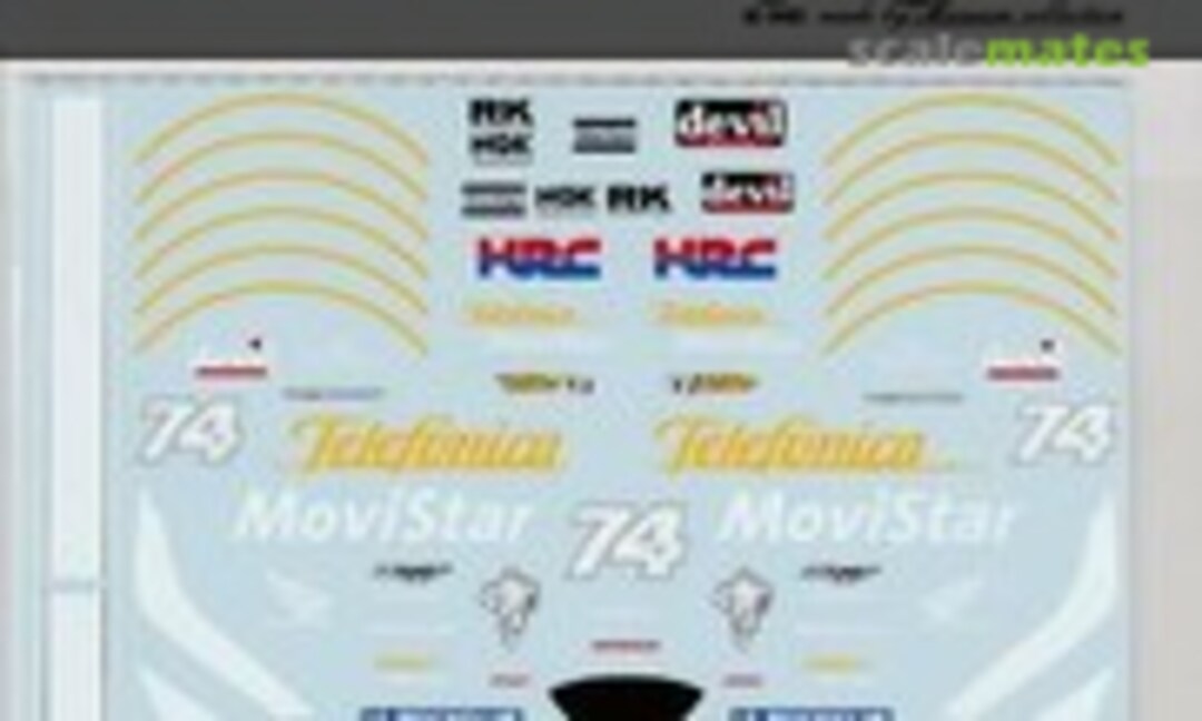 1:12 Honda Pons RC211V 2003 Kato Daijiro Test (Museum collection DC-483) DC-483